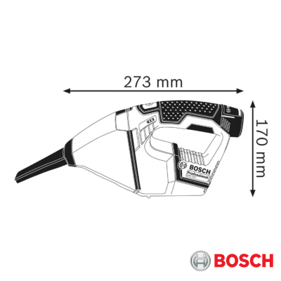 BOSCH Cordless Vacuum Cleaner (GAS 12V) Professional