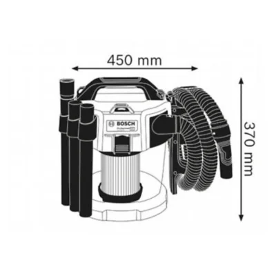 เครื่องดูดฝุ่นไร้สาย BOSCH รุ่น GAS 18V-10 L (เครื่องเปล่า)