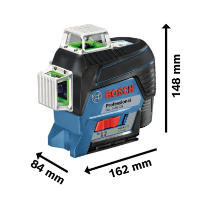 เครื่องวัดระดับเลเซอร์ BOSCH GLL 3-80 CG เครื่องวัดระดับเลเซอร์ BOSCH GLL 3-80 CG