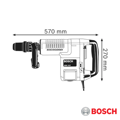 เครื่องสกัดทำลาย 11 กก. BOSCH รุ่น GSH 11 E