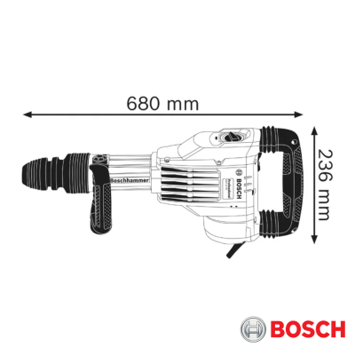 BOSCH Demolition Hammer with SDS max GSH 11 VC