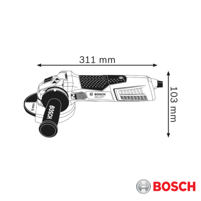 BOSCH Angle Grinder GWS 19-125 CIE Professional
