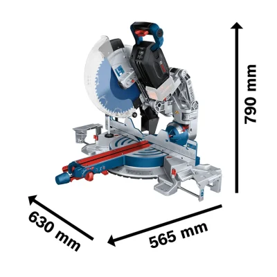 แท่นตัดองศาไร้สาย BITURBO 12 นิ้ว BOSCH รุ่น GCM 18V-305 GDC