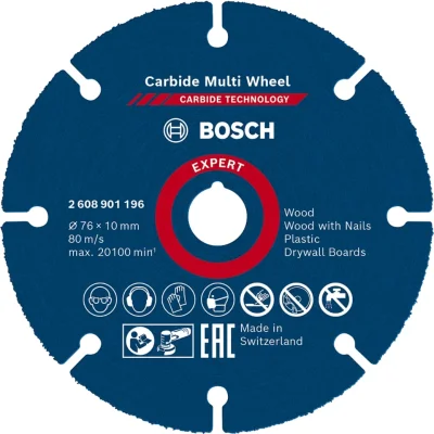 ใบตัดอเนกประสงค์ 3 นิ้ว BOSCH EXPERT CARBIDE 2608901196