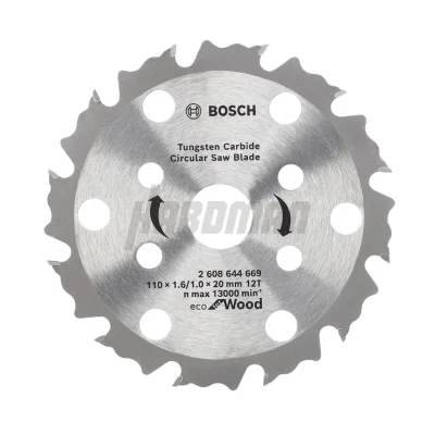 ใบเลื่อยวงเดือน 4 นิ้ว 110 มม. 12 ฟัน BOSCH รุ่น CoolTeQ blade ใบเลื่อยวงเดือน 4 นิ้ว 110 มม. 12 ฟัน BOSCH รุ่น CoolTeQ blade