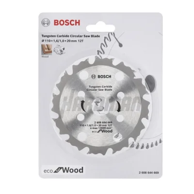 ใบเลื่อยวงเดือน 4 นิ้ว 110 มม. 12 ฟัน BOSCH รุ่น CoolTeQ blade ใบเลื่อยวงเดือน 4 นิ้ว 110 มม. 12 ฟัน BOSCH รุ่น CoolTeQ blade