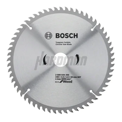 ใบเลื่อย 9 นิ้ว 60 ฟัน BOSCH eco for wood