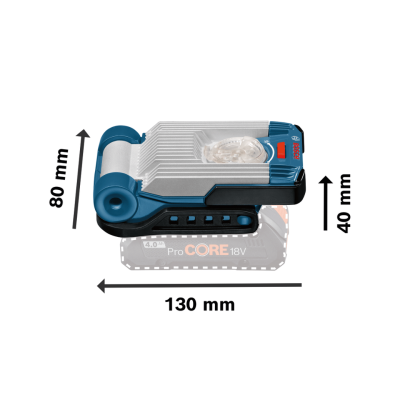 ไฟฉายไร้สาย BOSCH GLI Vari LED