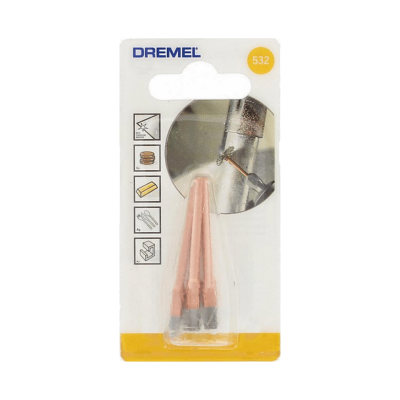 แปรงขัดสแตนเลส  3.2 mm  DREMEL รุ่น 532 (เเพ็คละ 3 ชิ้น)