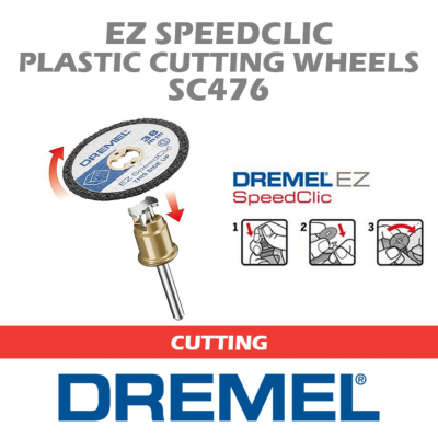 ใบตัด EZ LOCK 1 1/2" DREMEL รุ่น SC476 EZ (แพ็คละ 5 ชิ้น)