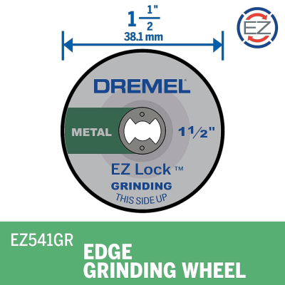 ใบเจียรอลูมิเนียมอกกไซด์ DREMEL รุ่น EZ541GR (แพ็คละ 2 ชิ้น) ใบเจียรอลูมิเนียมอกกไซด์ DREMEL รุ่น EZ541GR (แพ็คละ 2 ชิ้น)