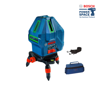 เลเซอร์กำหนดแนวเส้นแสงเขียว 5 เส้น BOSCH รุ่น GLL 50-15 G