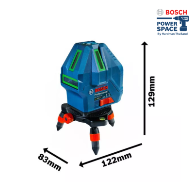 เลเซอร์กำหนดแนวเส้นแสงเขียว 5 เส้น BOSCH รุ่น GLL 50-15 G
