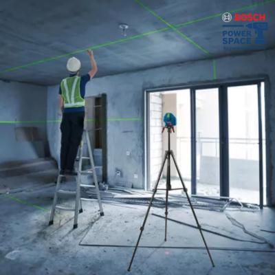 เลเซอร์กำหนดแนวเส้นแสงเขียว 5 เส้น BOSCH รุ่น GLL 50-15 G