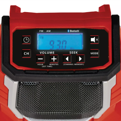 เครื่องเล่นวิทยุไร้สาย 18V EINHELL รุ่น TC-RA 18 Li BT - Solo (เฉพาะตัวเครื่อง)
