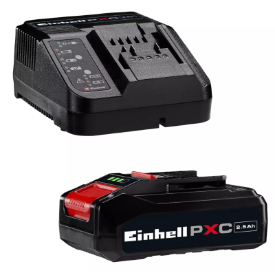 ชุดแบตเตอรี่และแท่นชาร์จ PXC 18V 2.5Ah EINHELL