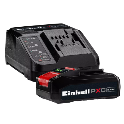 ชุดแบตเตอรี่พร้อมเครื่องชาร์จ 18V 2.5Ah Einhell Power X-Change Starter Kit