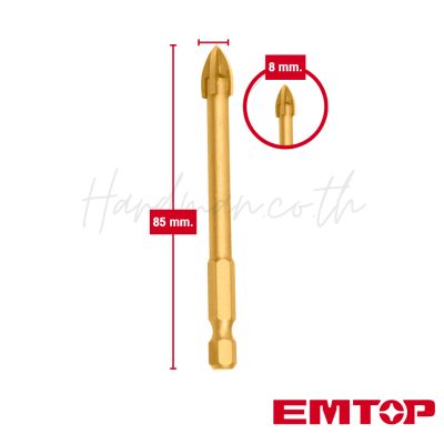 EMTOP Tile and Glass Drill Bit Model EACG20806