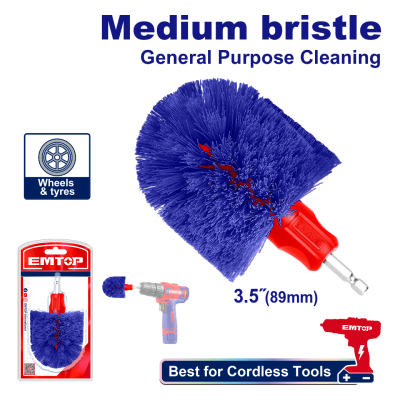 EMTOP ECB0301 3.5" Drill Brush Attachment