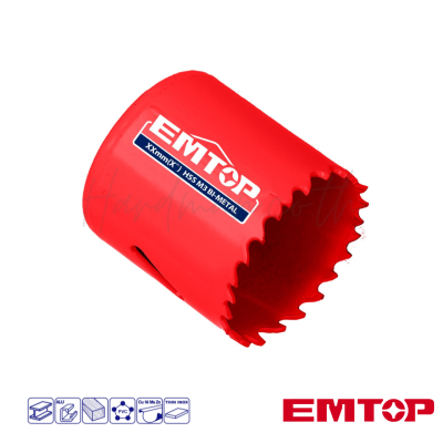 ดอกโฮลซอว์เจาะเหล็ก HSS EMTOP รุ่น EHSW10191