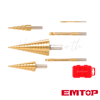 ชุดดอกสว่านเจดีย์ 6 ชิ้น EMTOP รุ่น ESDL2061
