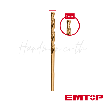 EMTOP HSS-CO 5mm Drill Bit Model ETDB130501