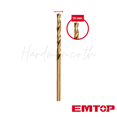 EMTOP HSS-CO 10mm Drill Bit Model ETDB131001