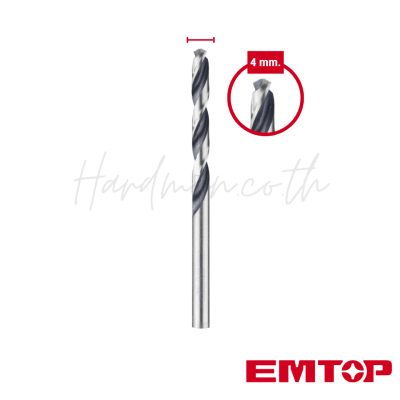 EMTOP High-Speed Drill Bit 4mm Model ETDB310402