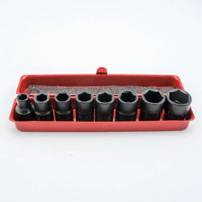 ชุดบ๊อกซ์ลมสั้น 3/8" 8ชิ้น FORCE รุ่น 3083 