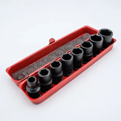 ชุดบ๊อกซ์ลมสั้น 3/8" 8ชิ้น FORCE รุ่น 3083 