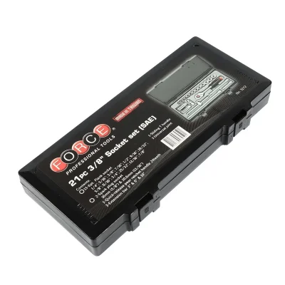 ชุดลูกบล็อก 6 เหลี่ยม 3/8" 21PS นิ้ว FORCE รุ่น 3212
