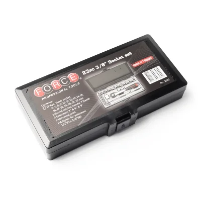 ชุดลูกบล็อก 6 เหลี่ยม 3/8" 23 ชิ้น FORCE รุ่น 3232   ชุดลูกบล็อก 6 เหลี่ยม 3/8" 23 ชิ้น FORCE รุ่น 3232