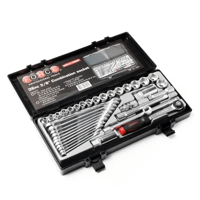 ชุดลูกบล็อกมอเตอร์ไซค์ 3/8 36ชิ้น FORCE รุ่น 3361 ชุดลูกบล็อกมอเตอร์ไซค์ 3/8 36ชิ้น FORCE รุ่น 3361