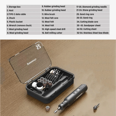 Greenworks เครื่องเจียร Mini ไร้สาย 8V รุ่น AGK302
