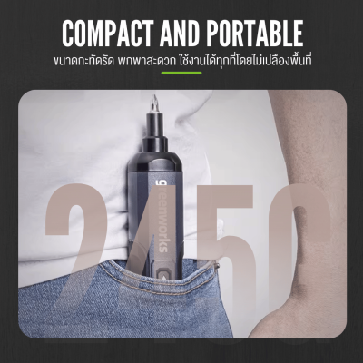 GREENWORKS 3801262 4V Cordless Electric Screwdriver