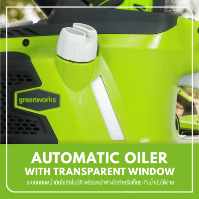 GREENWORKS D40CS25 10-Inch Cordless Chainsaw