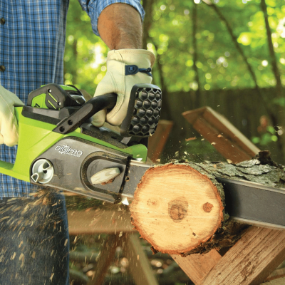 GREENWORKS D40CS25 10-Inch Cordless Chainsaw