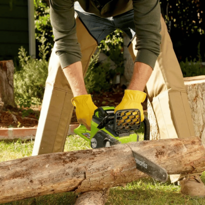 GREENWORKS D40CS25 10-Inch Cordless Chainsaw