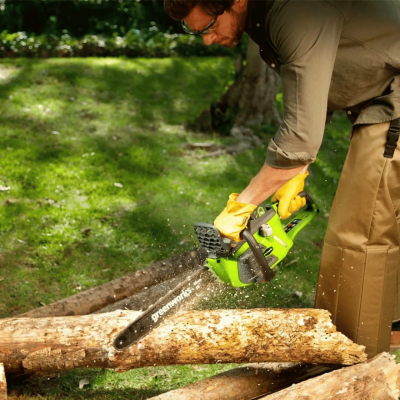 GREENWORKS D40CS25 10-Inch Cordless Chainsaw