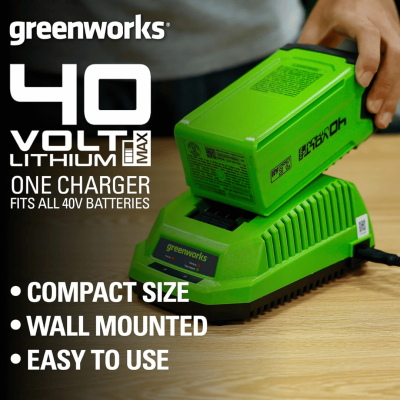 GREENWORKS G40C 40V Battery Charger