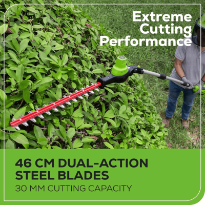 GREENWORKS G40PSH 2IN1 Pole Saw & Hedge Trimmer