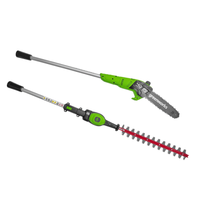 GREENWORKS G40PSH 2IN1 Pole Saw & Hedge Trimmer
