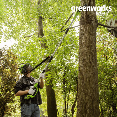 GREENWORKS G40PSH 2IN1 Pole Saw & Hedge Trimmer