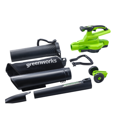 GREENWORKS GD40BVII Cordless Leaf Blower & Vacuum