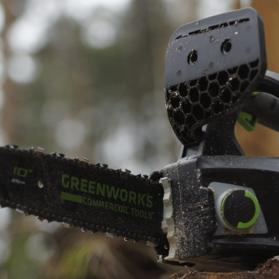 GREENWORKS GD40TCS 10-Inch Cordless Chainsaw