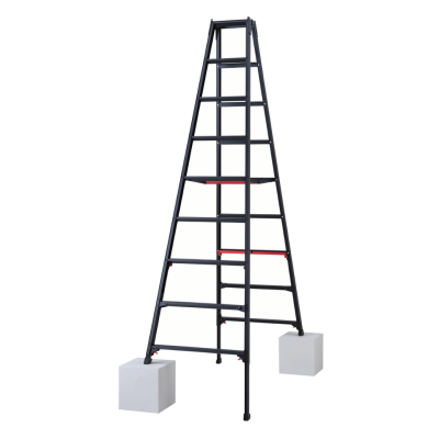 HASEGAWA RYRB-27 Black 9-Step Folding Ladder