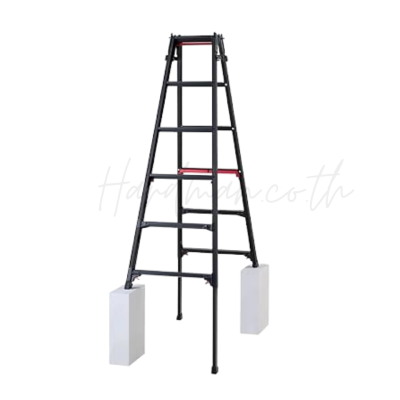 บันไดพับอเนกประสงค์ 6 ขั้น HASEGAWA รุ่น RYRLB-18 (สีดำ)