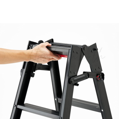 บันไดพับอเนกประสงค์ 3 ขั้น HASEGAWA รุ่น RYZB-09a (สีดำ)