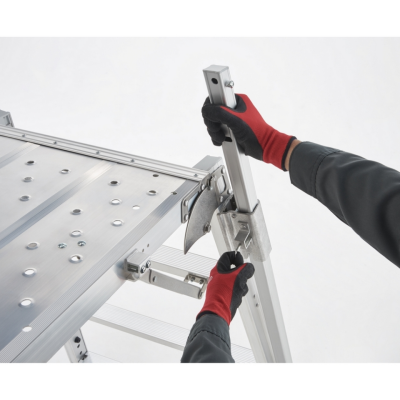 บันไดนั่งร้านอะลูมิเนียม 3 ขั้น HASEGAWA รุ่น DUK-1116