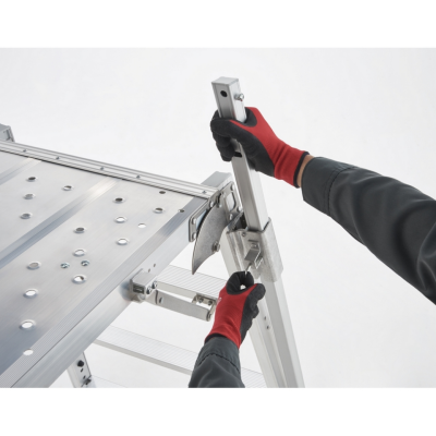Aluminum Mobile Work Platform HASEGAWA DUK-1516 (4 Steps)